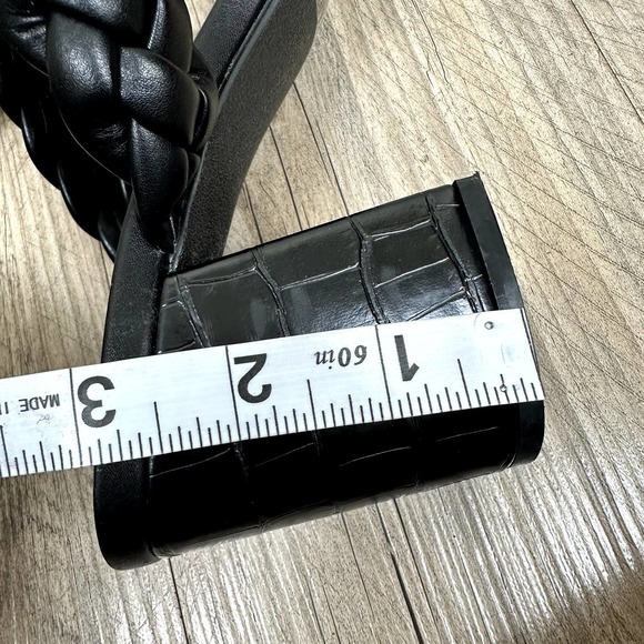 DV by Dolce Vita Black Braided Heels - Picture 7 of 7